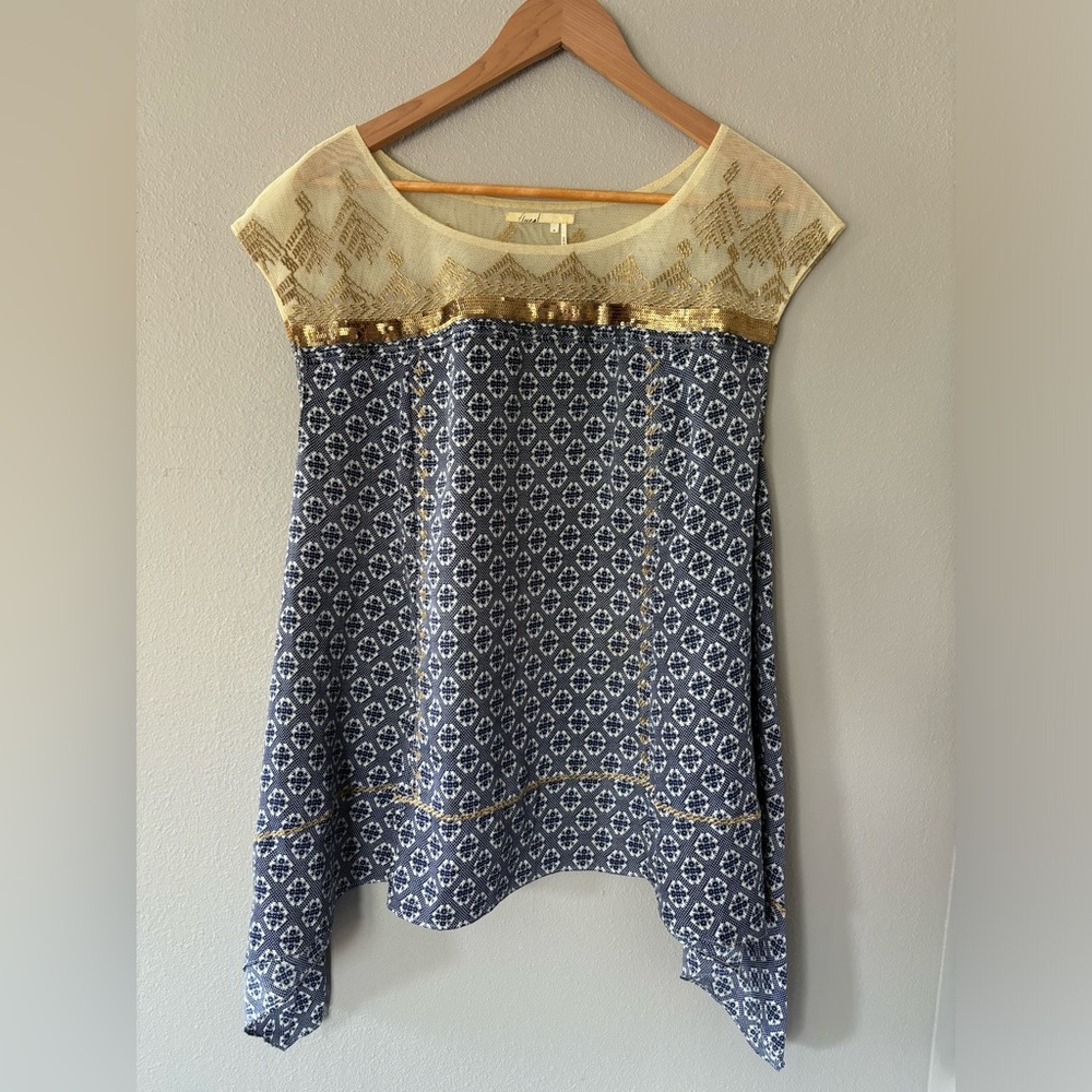 Anthropologie Floreat tunic top